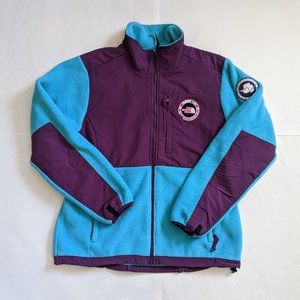 The North Face Zip Fleece Jacket Trans Antarctica Coat 1990 Women's L
